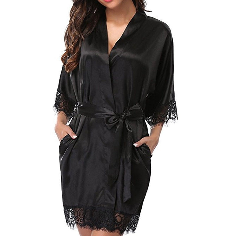 Robe de nuit satin-Velonjara-Secret
