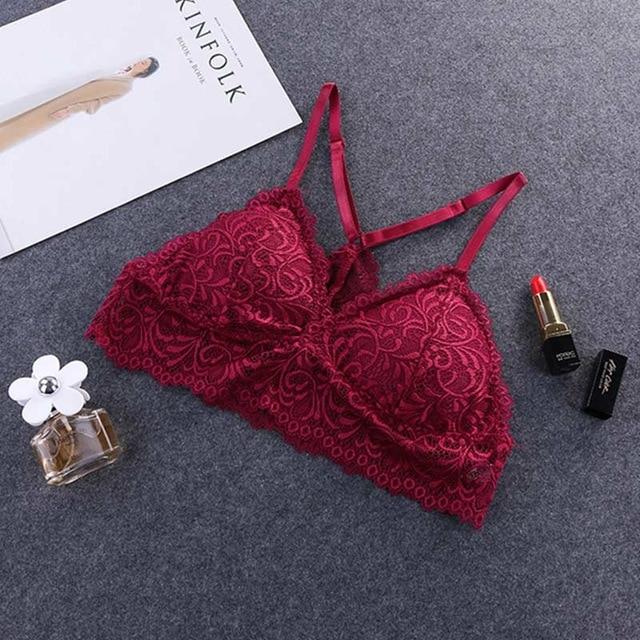 Bralette nylon et dentelle-Velonjara-Secret