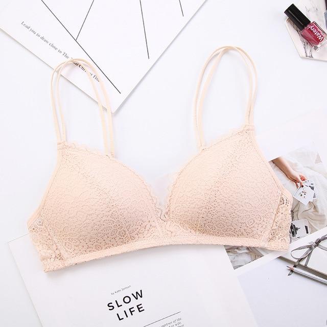 Bralette coton et dentelle-Velonjara-Secret