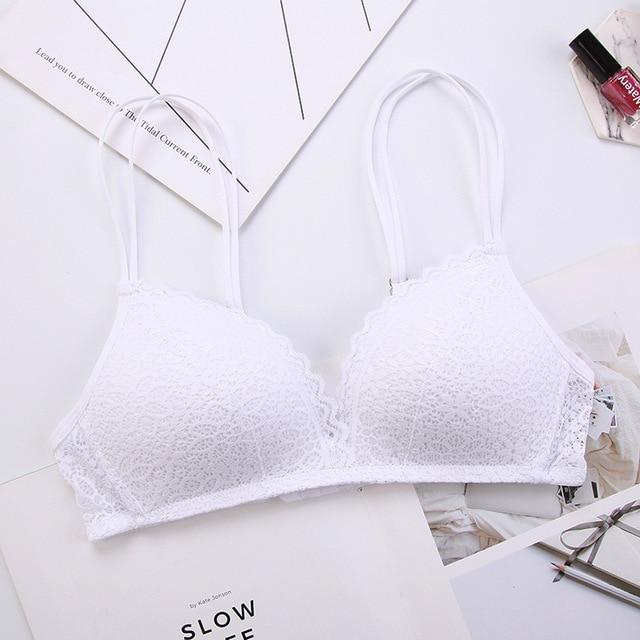 Bralette coton et dentelle-Velonjara-Secret